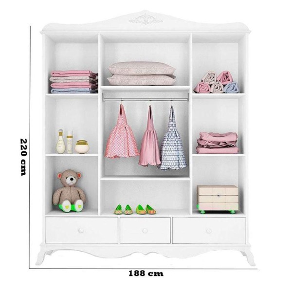 Encontraproduto.com.br - Quarto De Bebê Realeza Cômoda 1 Porta Berço Com Capitonê Branco Acetinado E Colchão Gazin - Canaã