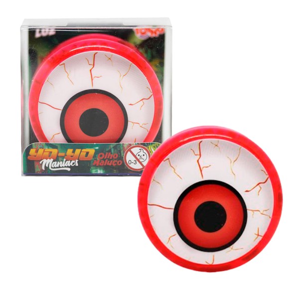 Encontraproduto.com.br - Ioiô olho Maluco com luz Toyng - vermelho