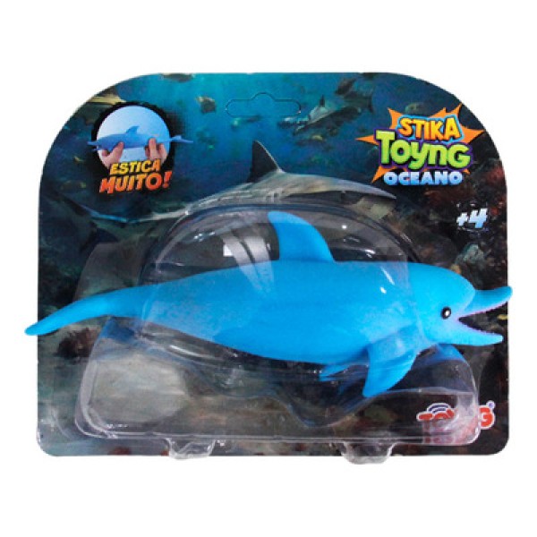 Encontraproduto.com.br - Brinquedo Animais Colecionáveis Espreme E Estica Com 18cm Toyng