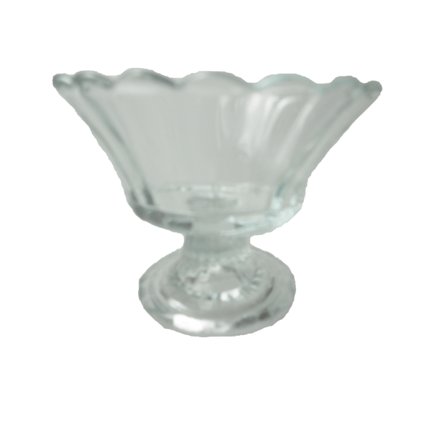 TACA DE SOBREMESA VIDRO 8.7X6.8CM R.138040
