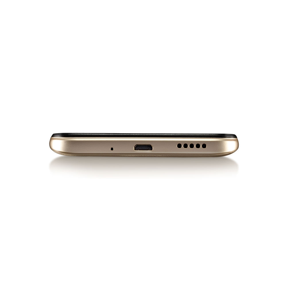 Encontraproduto.com.br - Smartphone Multi G Max 2 4G 32GB 6.5 pol. Dual Chip 2GB RAM 8MP + 5MP Android 11 Dourado + Cartão 32GB + Fone Com Fio - P9183D
