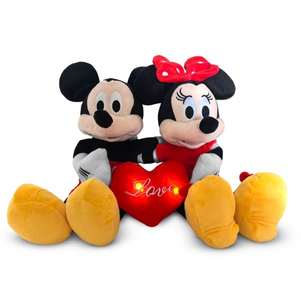 Pelúcia  Disney Mickey e Minnie Dia dos Namorados  - BR2429