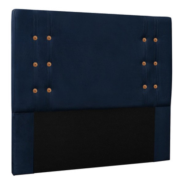 Cabeceira Cama Box King 195cm E Recamier Gênova Suede S04 - Drossi Cor Bege
