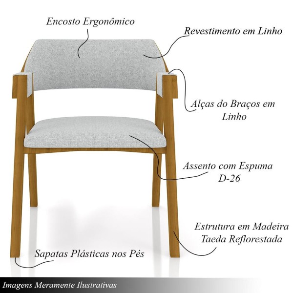 Encontraproduto.com.br - Conjunto Mesa de Jogos Carteado Bellagio Tampo Reversível Verde e 6 Cadeiras Madeira Poker Base Cone Linho Cinza/Mel G42 - Gran Belo