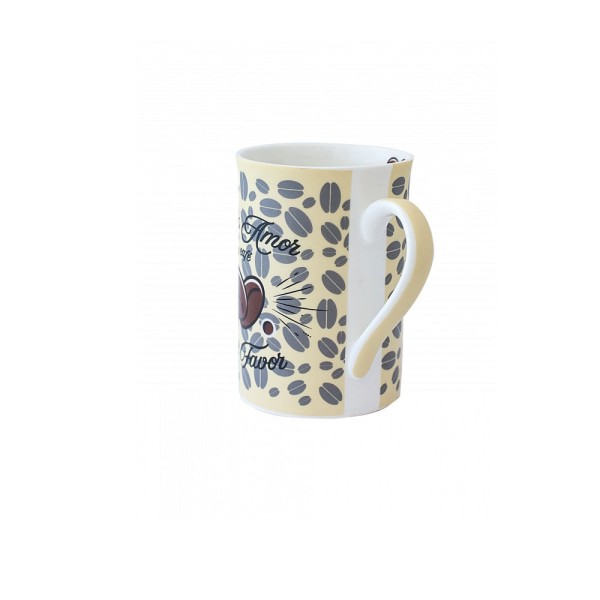 Encontraproduto.com.br - Duas Canecas de Porcelana Café com leite