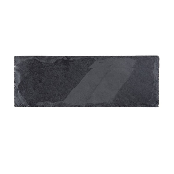 Encontraproduto.com.br - Charmosa Tabua Prato - Ardosia 40 x 20 Petisqueira - Rustica