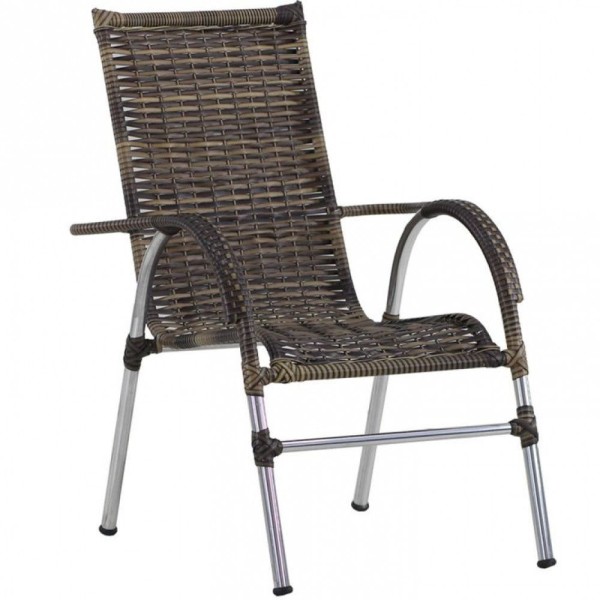 Encontraproduto.com.br - 4 Cadeiras Vênus E Mesa Garden Para área Externa Trama Cappuccino
