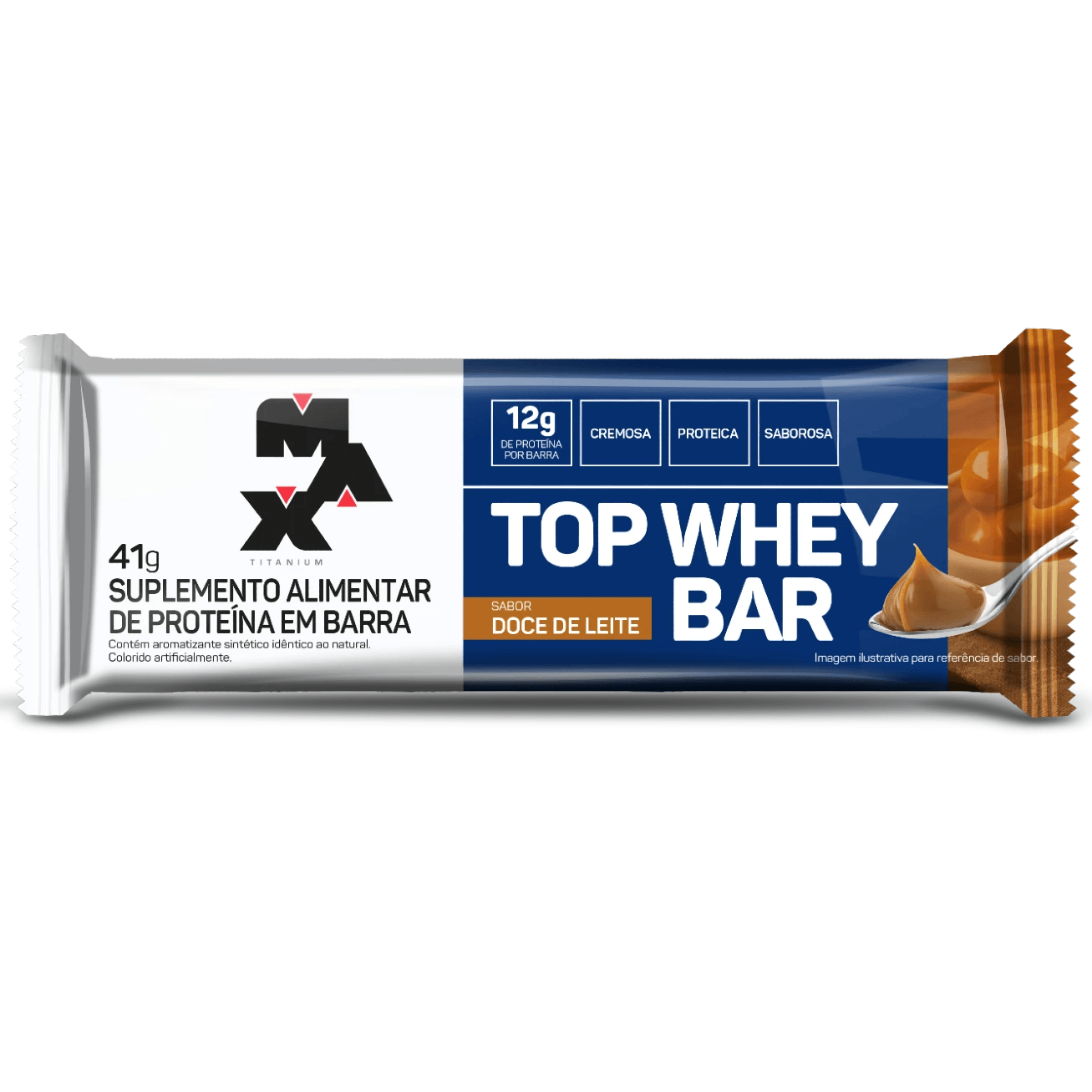 Top Bar Amendoim 41g Max Titanium