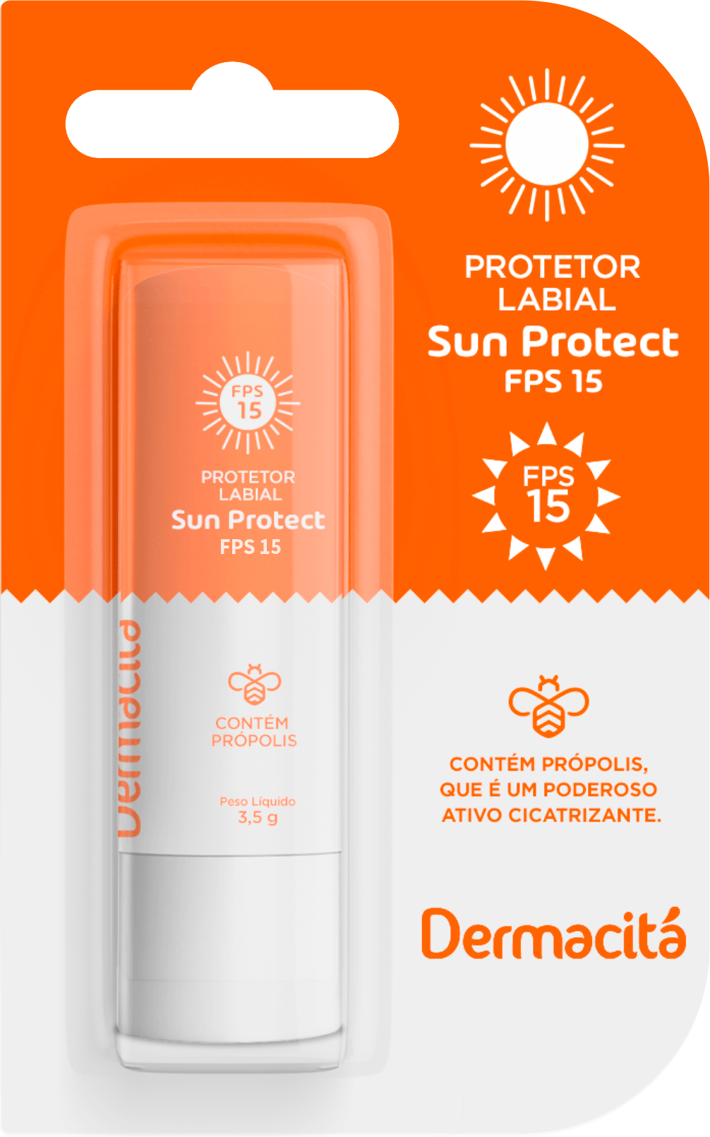 Encontraproduto.com.br - Protetor Labial Dermacitá Sun Protect