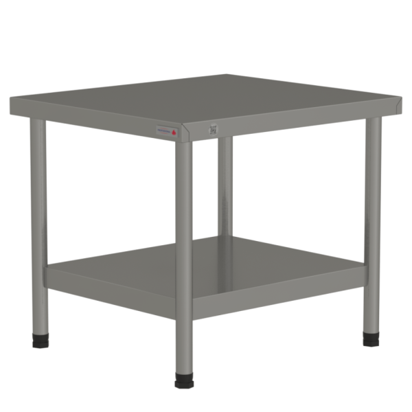 Encontraproduto.com.br - Pro Cavalete 60 - Mesa para Fogão Profissional Progás A60xL61xP69cm - Tampo e Paneleiro em Aço Inox Escovado