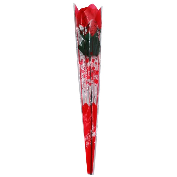 Rosa Botão Artificial 35,5cm em Plástico FWB