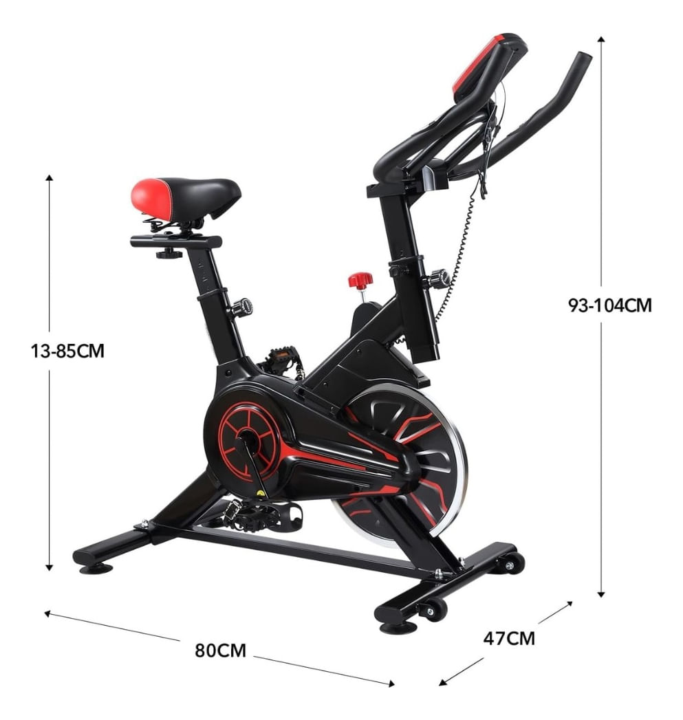 Encontraproduto.com.br - Bicicleta Ergométrica Spinning Roda De Inércia 6kg Ahead