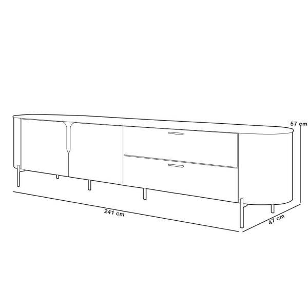 Encontraproduto.com.br - Rack Para Sala De Estar Tv 75