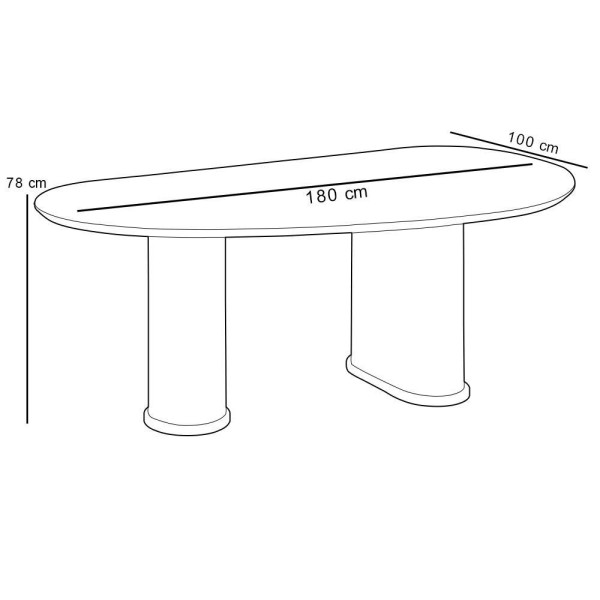 Encontraproduto.com.br - Mesa Para Sala De Jantar Ourense Com 06 Cadeiras Sala De Jantar Dara L02 Suede Bege - Lyam Decor