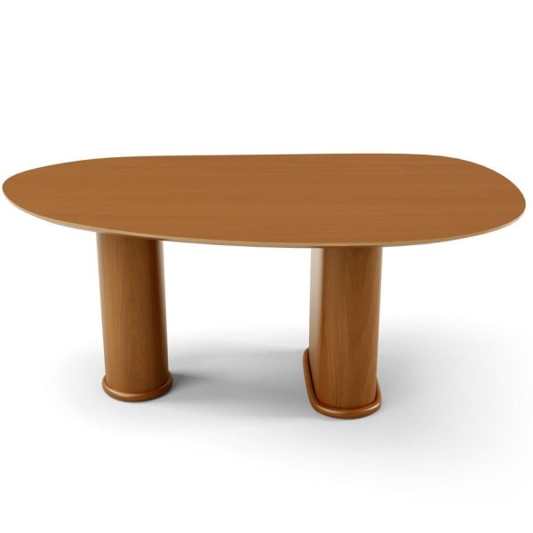Encontraproduto.com.br - Mesa Para Sala De Jantar Ourense Com 06 Cadeiras Sala De Jantar Dara L02 Suede Bege - Lyam Decor