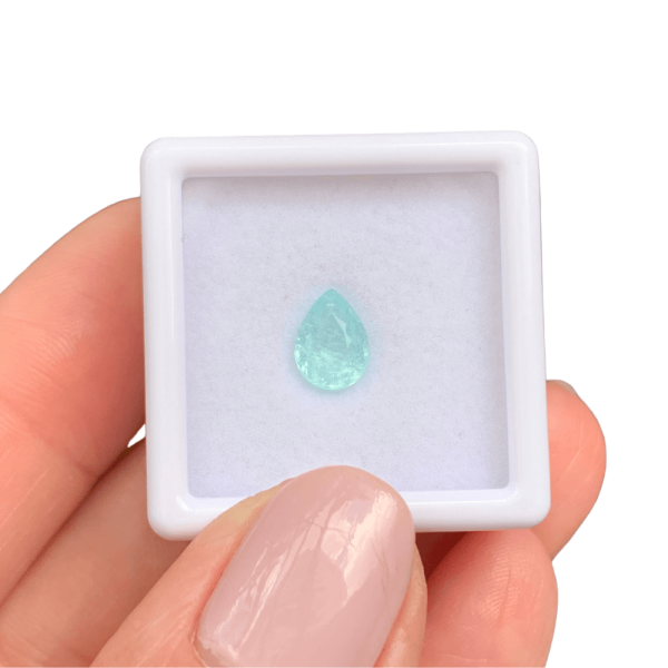 Turmalina Paraíba Azul Neon Gota 1,01ct