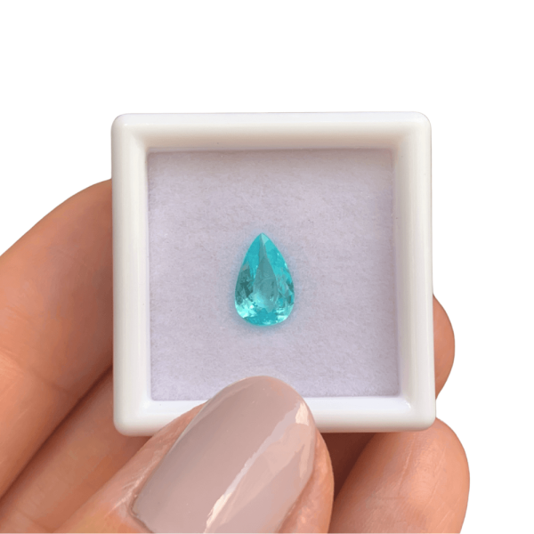Turmalina Paraíba Azul Piscina Neon Gota 0,89ct
