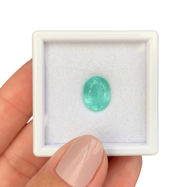 Turmalina Paraíba Blueish Neon Oval 4,23ct