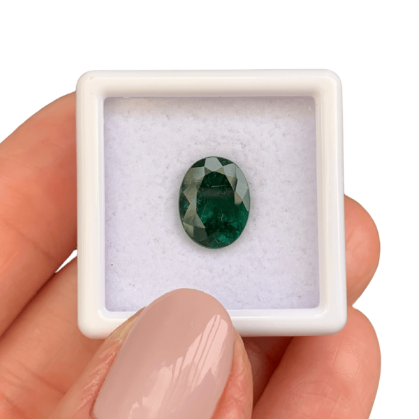 Turmalina Verde Azulado Oval 2,60ct