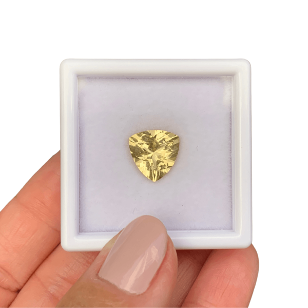 Berilo Amarelo Trillion 4,34ct