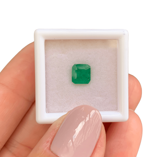 Encontraproduto.com.br - Esmeralda Baguete Retangular 0,84ct
