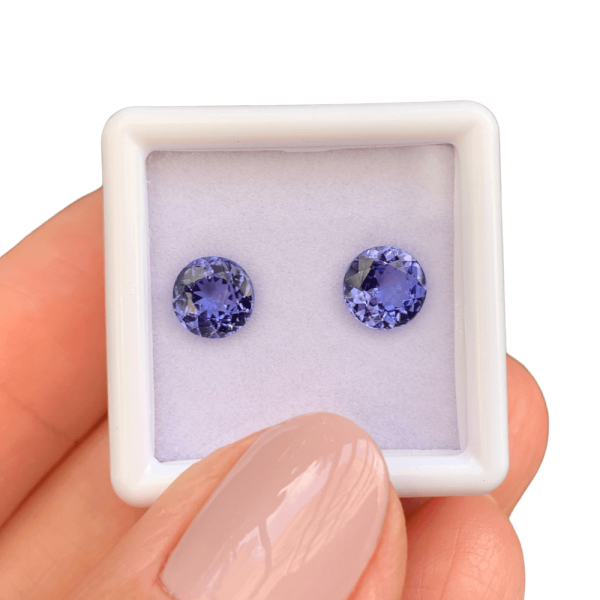 Tanzanita Brilhante Par 1,70ct