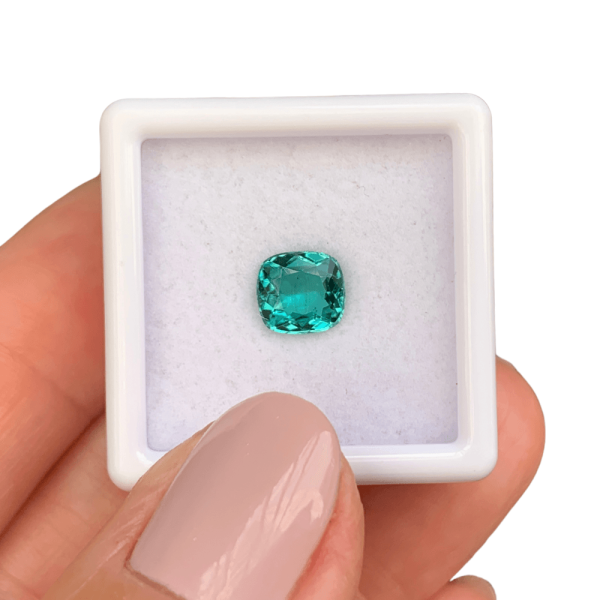 Turmalina Azul Antique Cushion 1,12ct