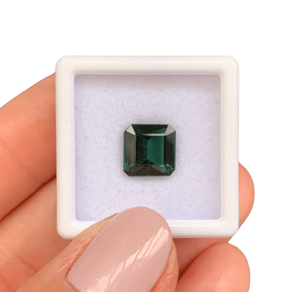 Turmalina Azul Esverdeada Baguete 2,89ct