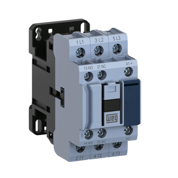 Contator 3P 38A 220V 50/60Hz 1Na+1Nf Cwb38-11-30D23 1207568 Weg