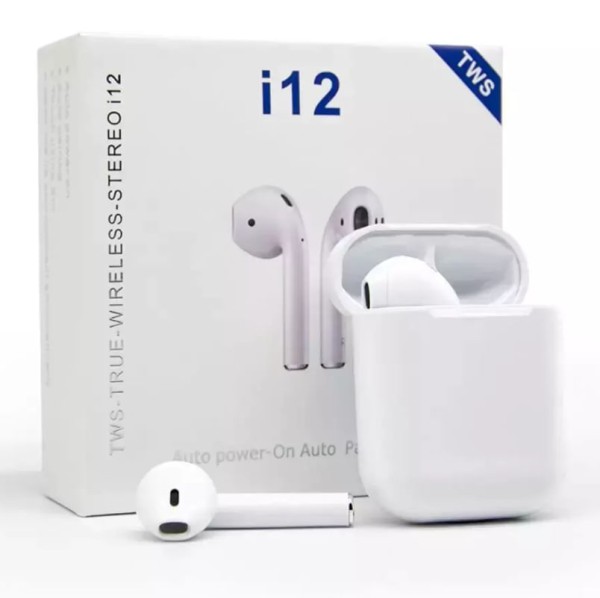 Encontraproduto.com.br - Fone de Ouvido Bluetooth Wireless i12 TWS