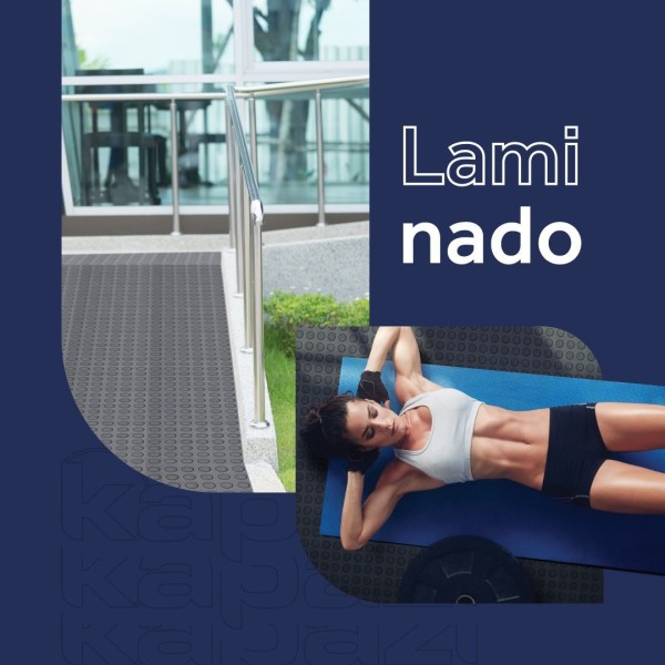 Encontraproduto.com.br - Piso Laminado 2mm Bus Rolo 2m x 10m Preto Kapazi