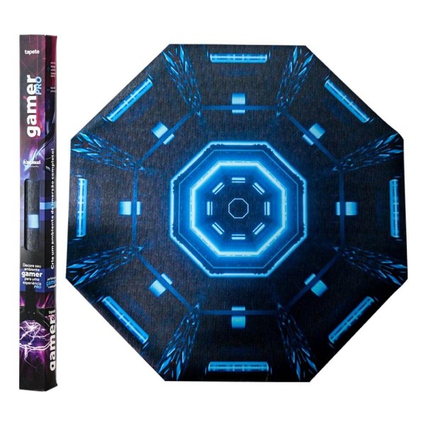 Encontraproduto.com.br - Tapete Gamer Pro Portal 120cmx120cm Kapazi
