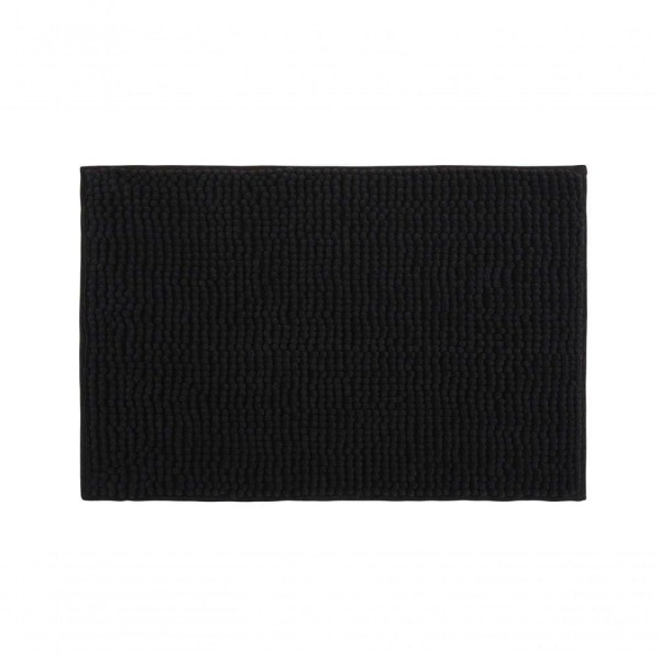 Tapete Joy Para Banheiro 70cm X 130cm Preto Kapazi