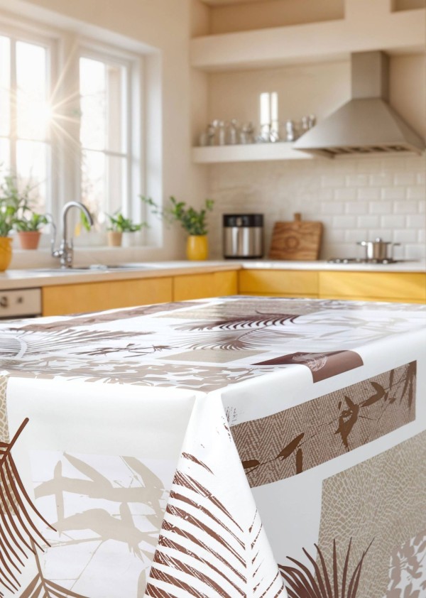 Encontraproduto.com.br - Toalha de Mesa Classic Rolo 1,37m x 20m Folhagem Kapazi
