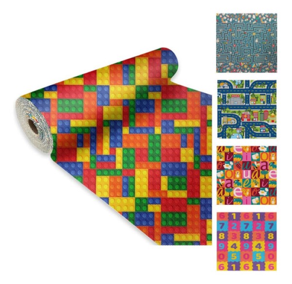 Tapete brisa infantil palma da mão 100 cm  x 130 cm