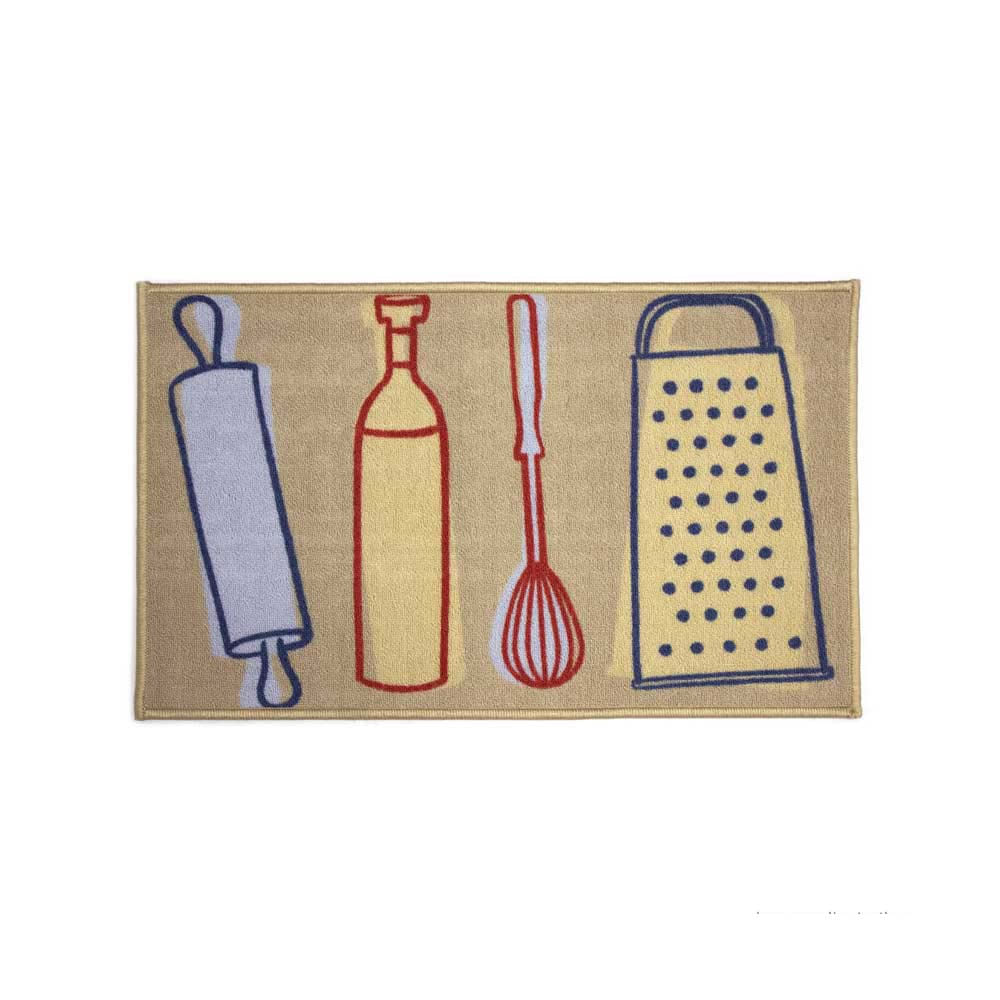 Tapete Cleankasa 50x160cm gourmet utensílios Kapazi