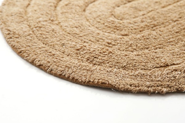 Encontraproduto.com.br - Tapete Multiuso Allegro 40cm x 60cm Linen Oval Kapazi