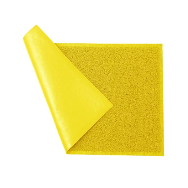 Encontraproduto.com.br - Tapete Vinil Gold 10mm Base Fundida Rolo de 1,2m x 12m sem listras Amarelo Kapazi