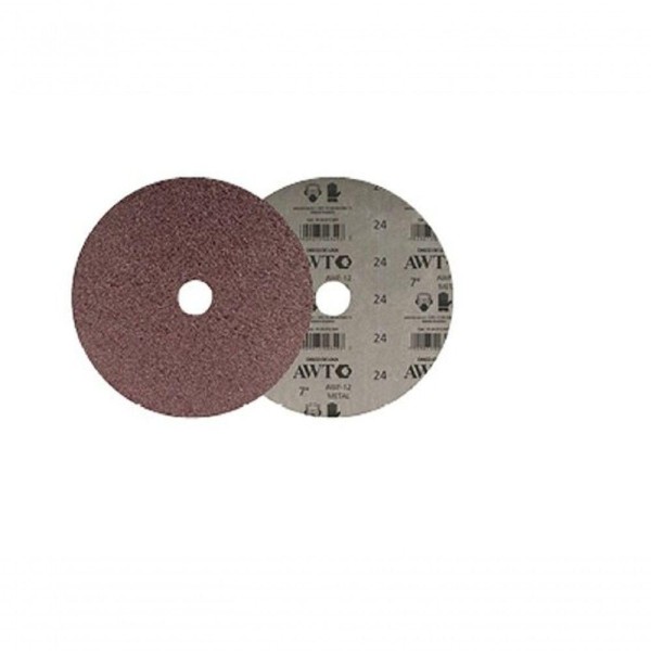 Disco De Lixa 7 Pol 180 X 22 Mm Grão 80 Para Metal 9164047080 Dwt