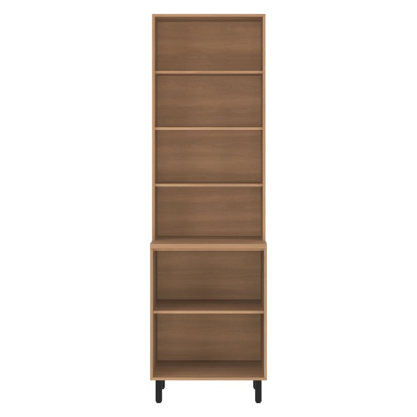 Encontraproduto.com.br - Paneleiro Cristaleira 65cm Com Vidros E 4 Portas Havana Multimóveis Cr20312 Rovere/grafite