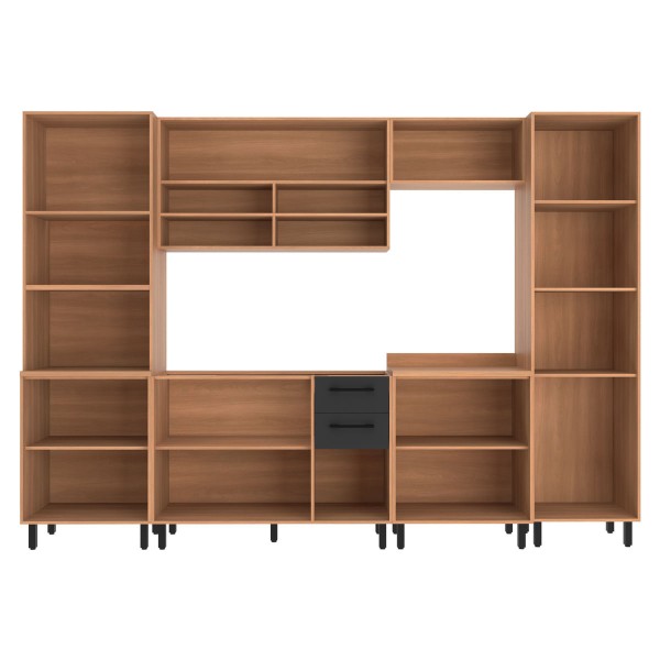 Encontraproduto.com.br - Cozinha Completa Modulada 6 Peças com Gabinete para Pia Havana Multimóveis CR20315