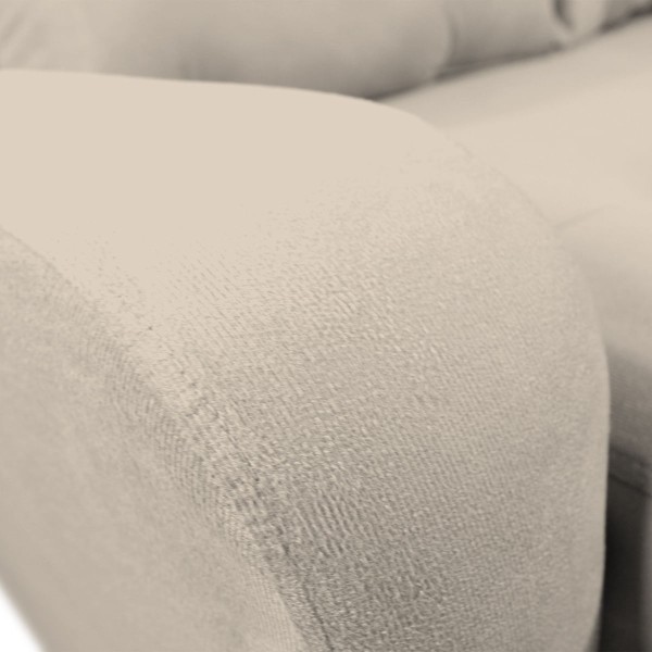 Encontraproduto.com.br - Sofá-Cama 138cm 2 Lugares com Tecido Suede Multimóveis CR45259 Bege