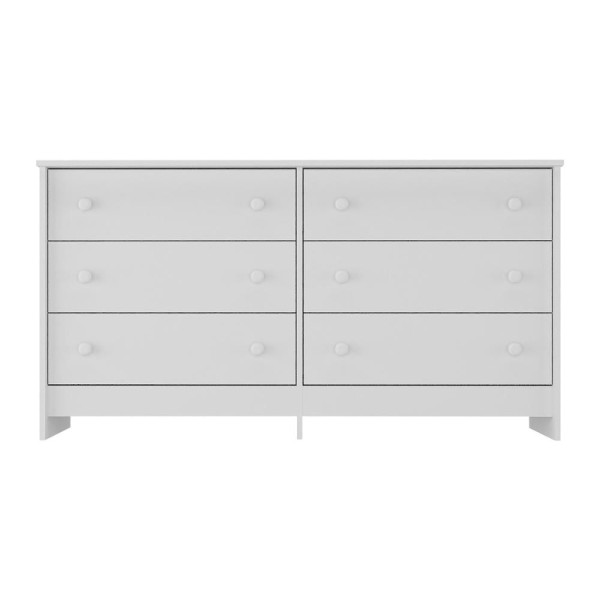 Encontraproduto.com.br - Cômoda Infantil 136cm com 6 Gavetas Flex Multimóveis MP4262