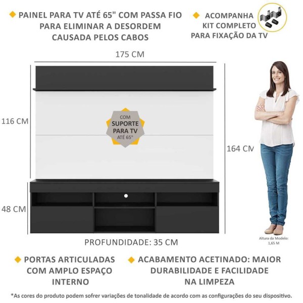 Encontraproduto.com.br - Rack com Painel TV 65