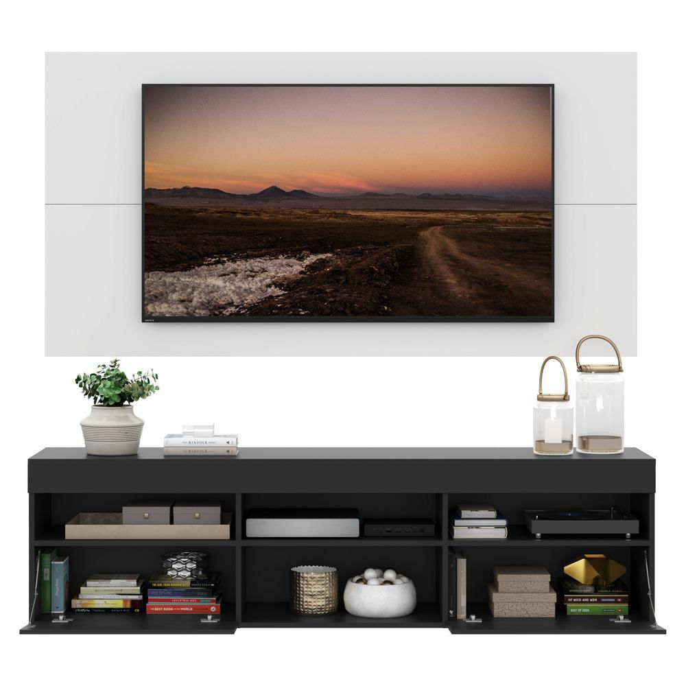 Encontraproduto.com.br - Rack com Painel e Suporte para TV até 65