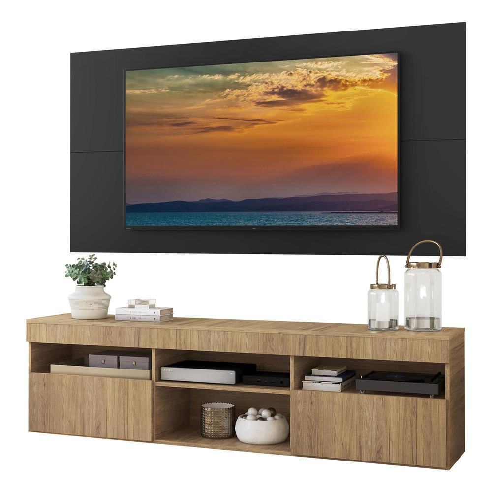 Encontraproduto.com.br - Rack com Painel e Suporte para TV até 65