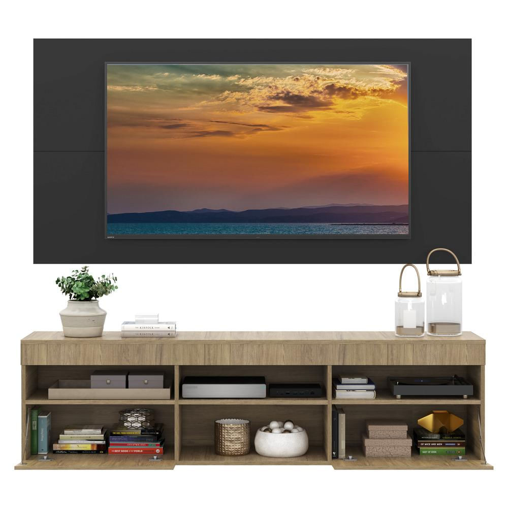 Encontraproduto.com.br - Rack com Painel e Suporte para TV até 65