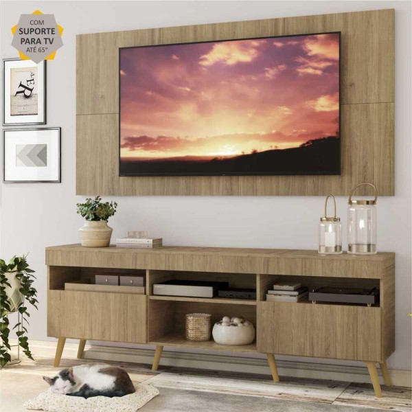 Encontraproduto.com.br - Rack com Painel e Suporte TV 65