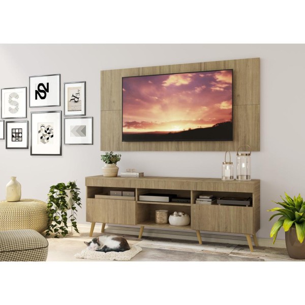 Encontraproduto.com.br - Rack com Painel e Suporte TV 65