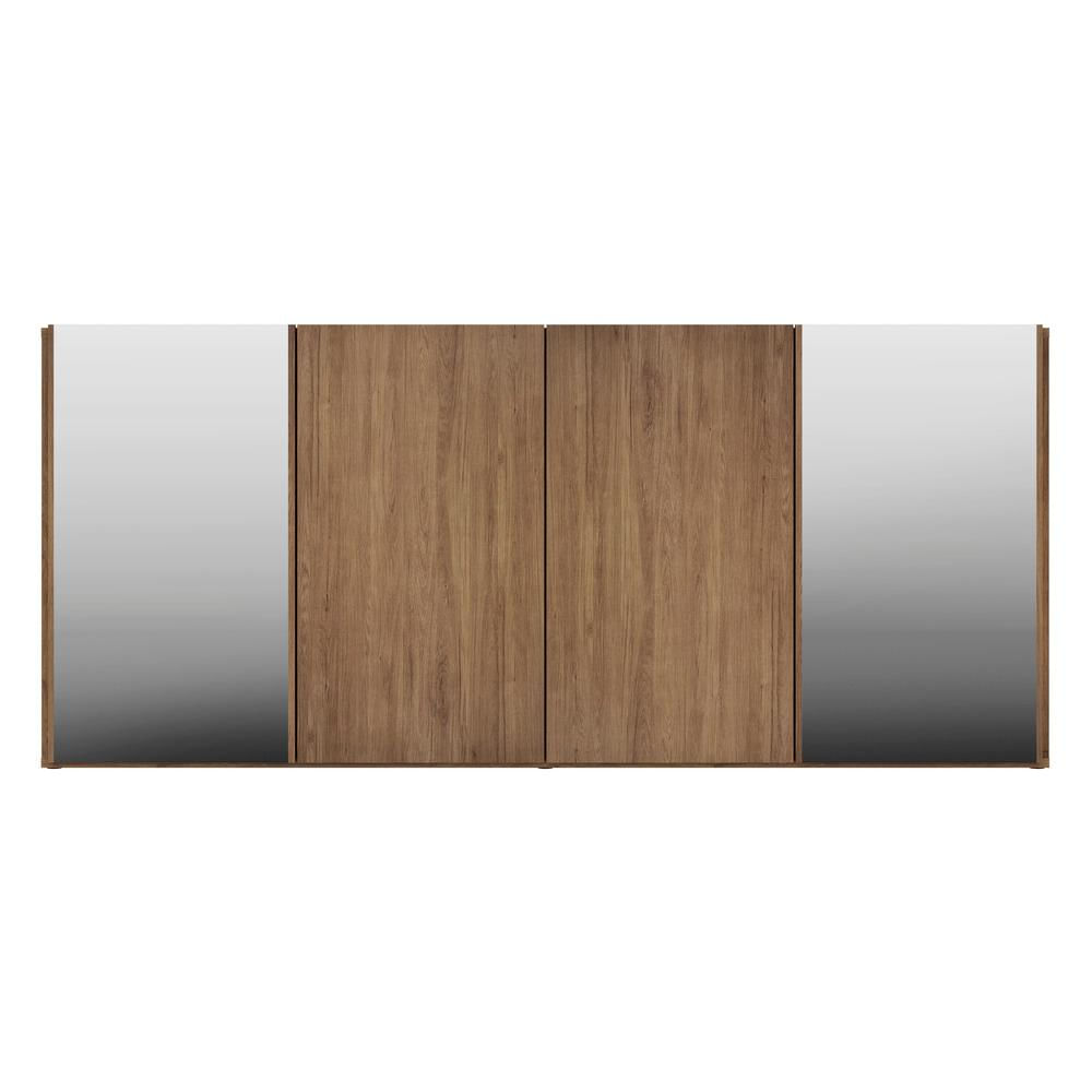 Encontraproduto.com.br - Aparador Buffet com Espelho Suspenso Vegas Multimóveis Rustic